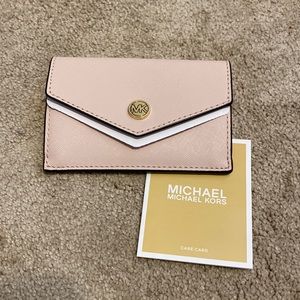 NWT Michael Kors Small Saffiano 3 in 1 card case